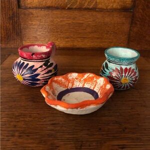 Mini Mexican pottery set